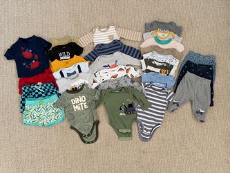 Baby Boy Clothing Lot 0-3M (27 pieces)