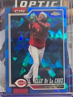 ELLY DE LA CRUZ 2026 TOPPS CHROME BLUE SAPPHIRE IMAGE VARIATION SP