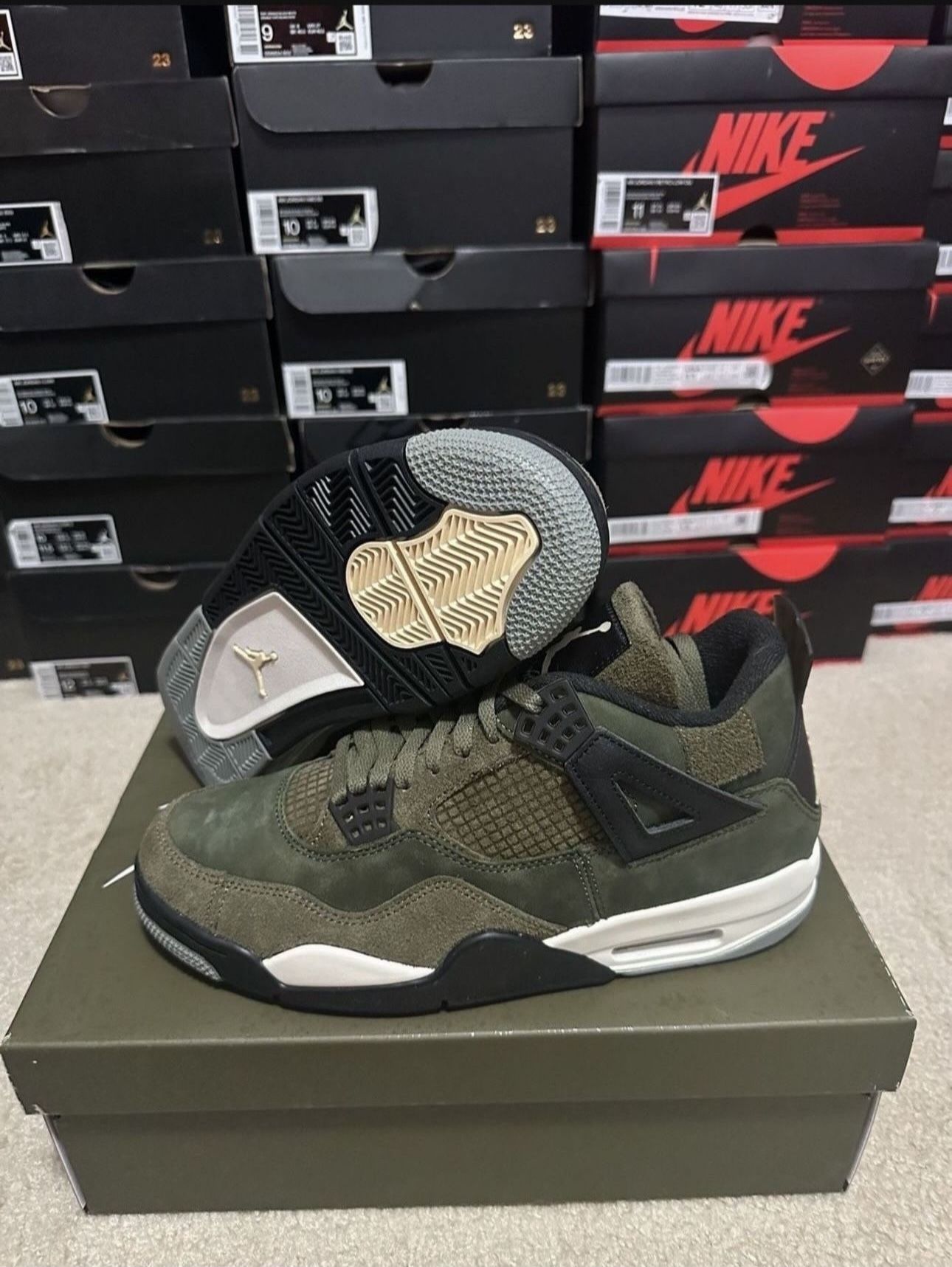Nike Air Jordan 4 Retro SE Craft Medium Olive FB9927-200 Size 9.5 Brand New