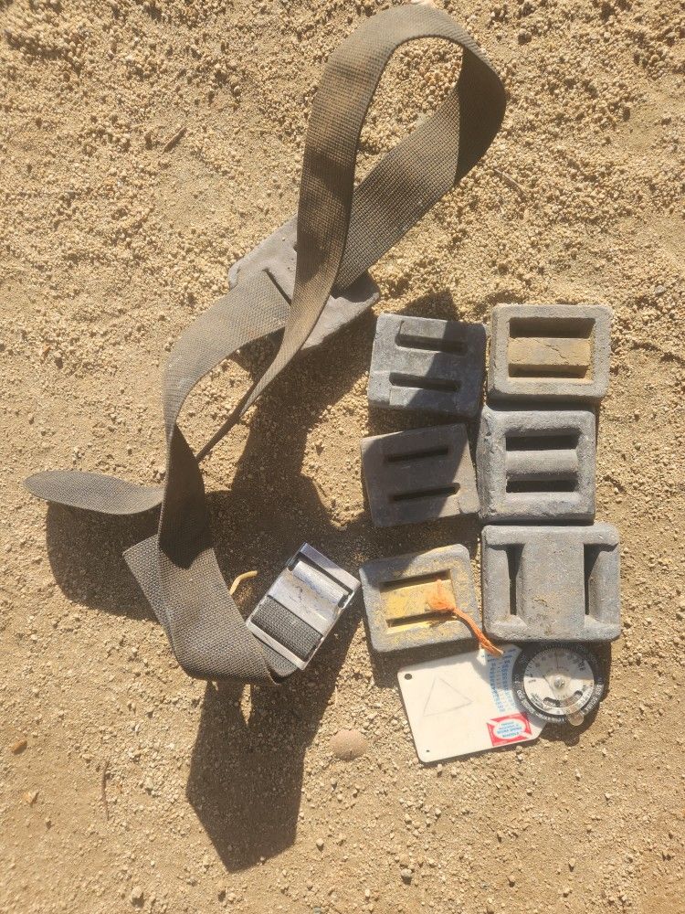Dive weights & belt