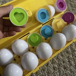 Color and Shapes Matching Egg Toy