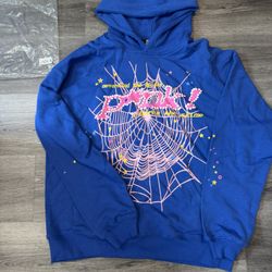 Spider Hoodie Blue