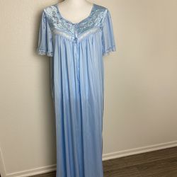 Vintage Lorraine Long Nightgown Sz 1X
