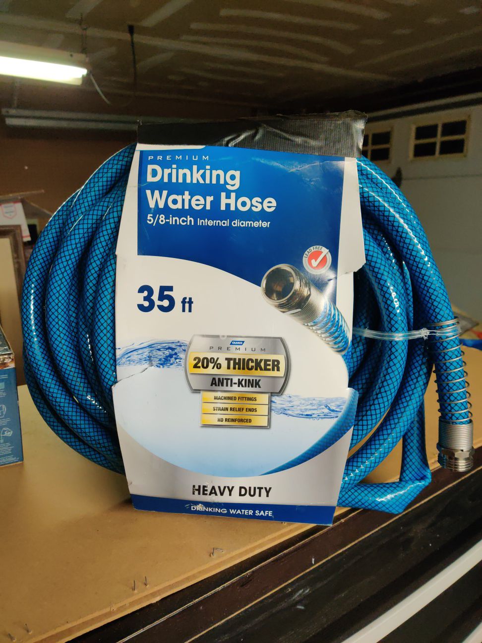 Camco 35' Premium Drinking Water Hose for RV / Camper / Motorhome / Trailer