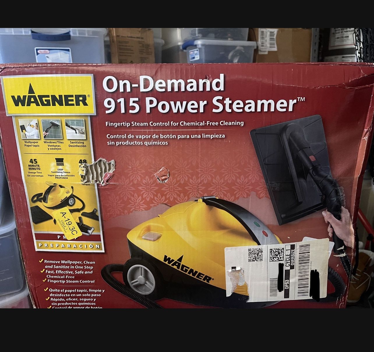 Wagner Spraytech 915 On-Demand Steam Cleaner