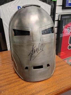 Signed Iron Man Helmet Replica Stan Lee