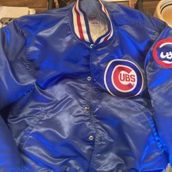 Vintage Starter Jacket, Chicago Cubs Size XL