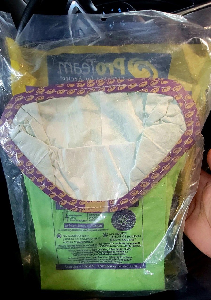 2 New Vacuum Bags.