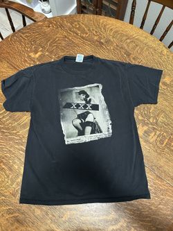 Vintage Bettie Betty Page XXX Newspaper Shirt