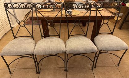 6 Wrought Iron Chair