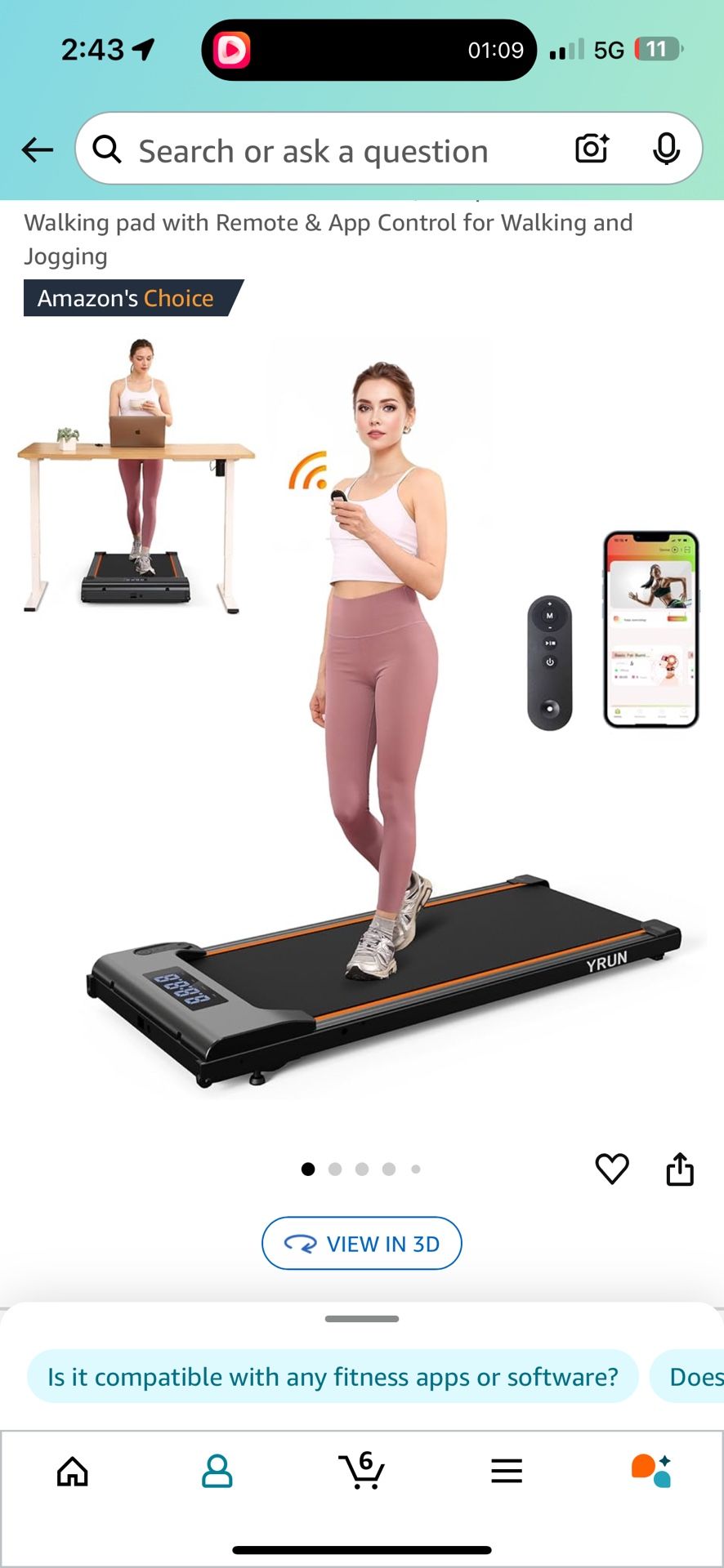 Walking Pad/Treadmill & Desk Treadmill. Brand new. In box.