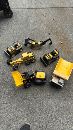 6 Assorted Tonka trucks
