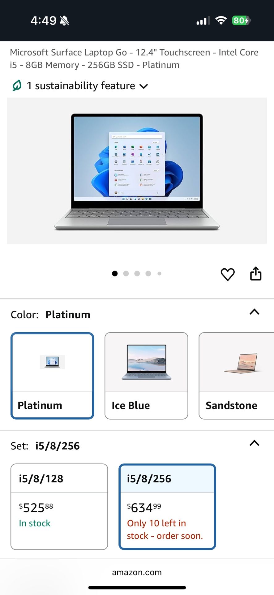 Microsoft Surface Laptop Go