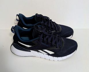Reebok Mens NAMO Gym Athletic Running Shoes Black White Sole USA 10