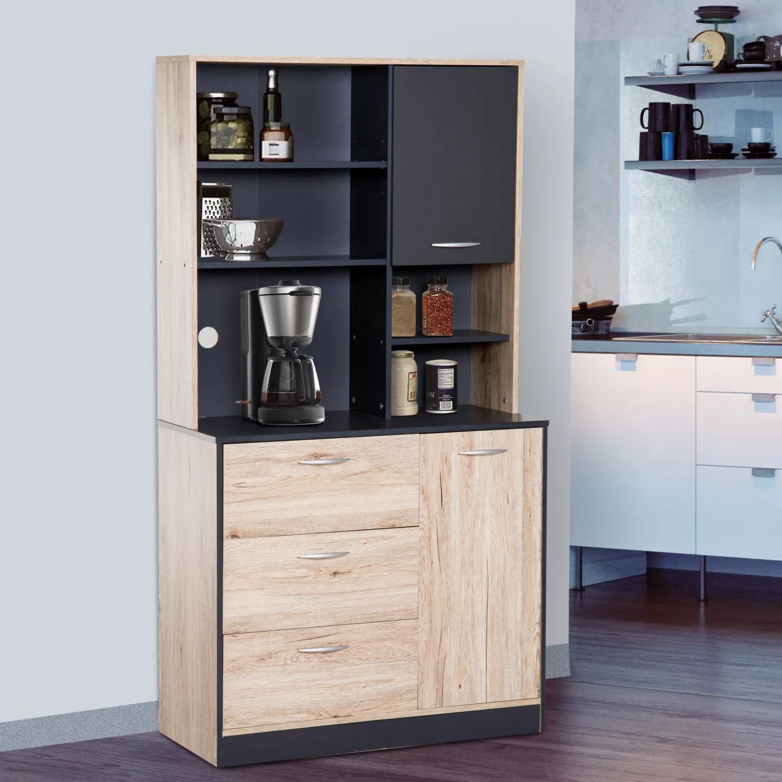 Freestanding Kitchen Cupboard Cabinet