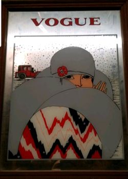 Vintage Vogue Promo Mirror