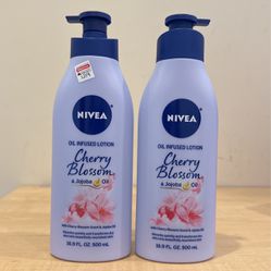 Nivea oil-infused cherry blossom lotion 16.9 oz: 2 for $11