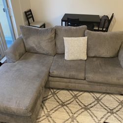 Grey sofa from Bob’s Furniture