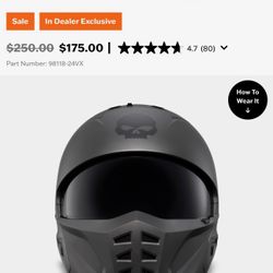  Harley Davison  Motorcycle Helmet 