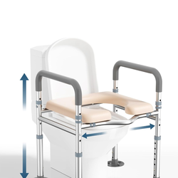 Adjustable Bedside Commode & Shower Chair (New)