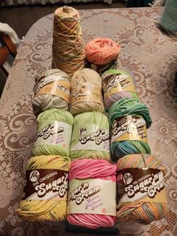 Yarn cotton. Excess colors. Price EA