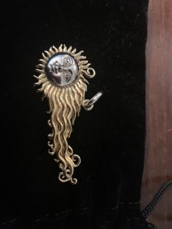 Rare Sergio Bustamante Sun Pendant
