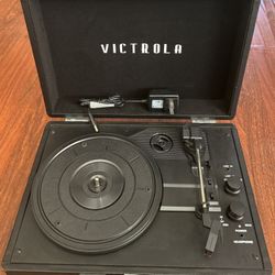 Black Turntable Player 