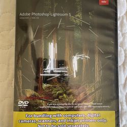 New Sealed Adobe Photoshop Lightroom 5 Windows Mac