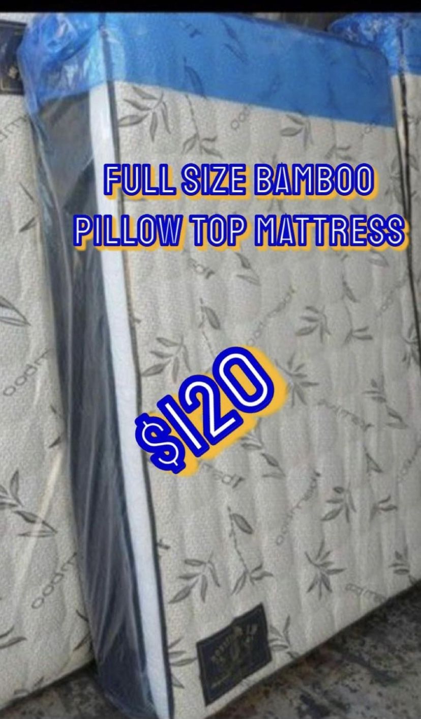 Full Size Bamboo Mattress 