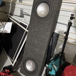 2 10” subwoofers