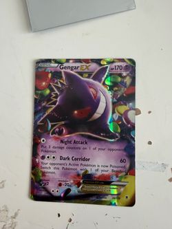 Gengar EX pokemon card