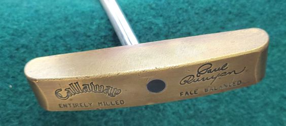 Left Hand CALLAWAY putter with bew Karma Grip.