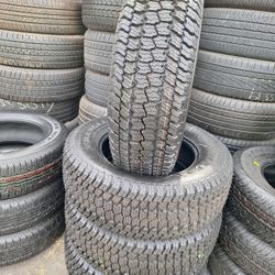 275/65/18/ LT $ 400 GOODYEAR SEMI NEW FOUR TIRES