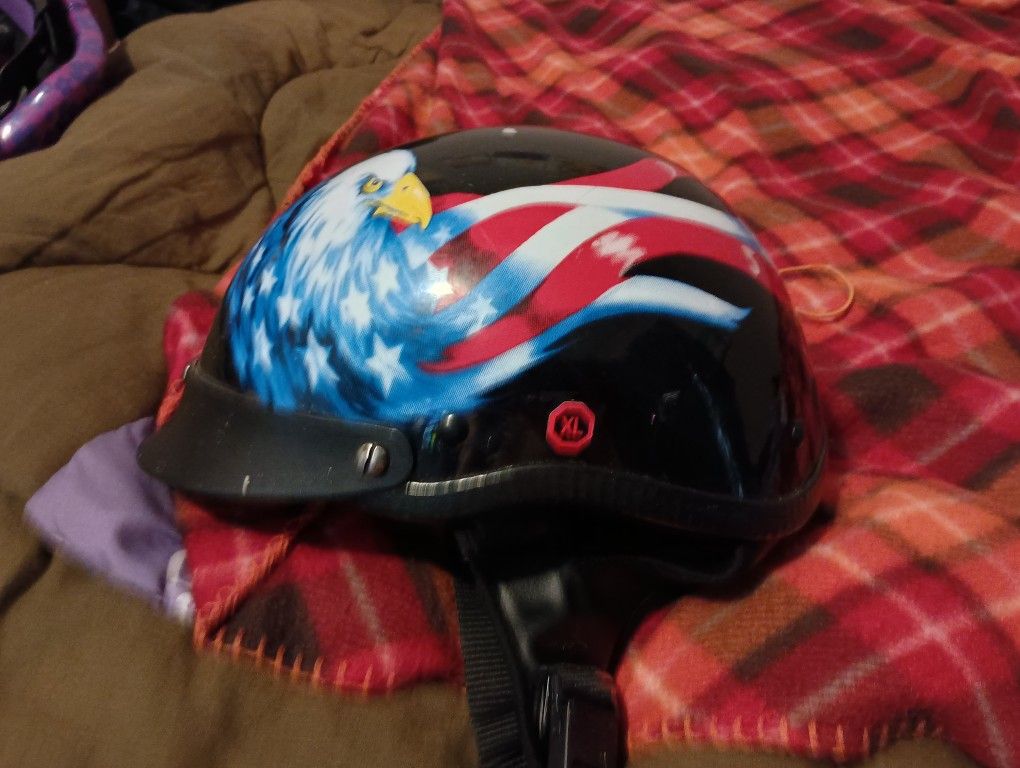 DCI Americanflag eagle motorcycle helmet