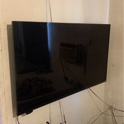 Roku Stick And 60 Inch Flat Screen TV 