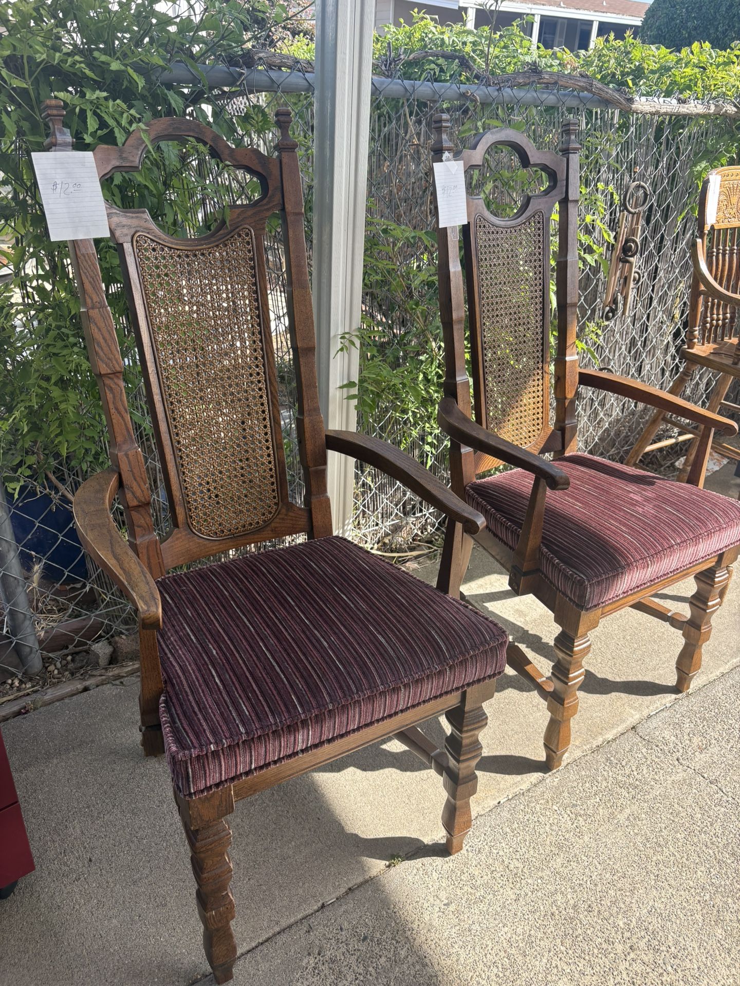 Wooden Upholstered Dining Chairs