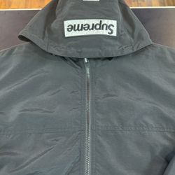 Supreme 2-Tone Zip Up Jacket Black Brand New
