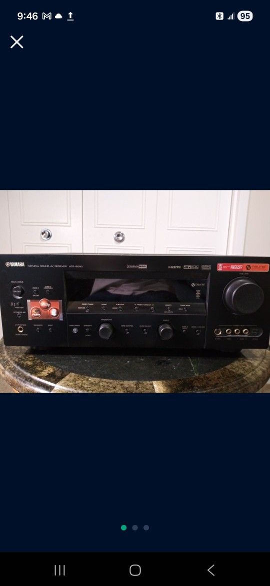 YAMAHA HTR 8090 AV SURROUND THEATER RECEIVER