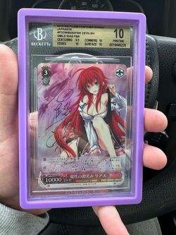 Weiss Schwarz Rias Gremory FBR Fdd/W65-052FBR Signed Devilish Smile Japan