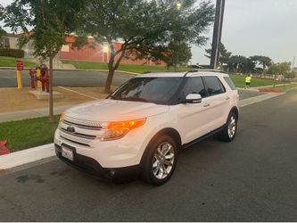 2014 fordexplorer limited 3.5 6 cylinder white