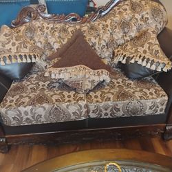 Love Seat, Sofa and Table to Match