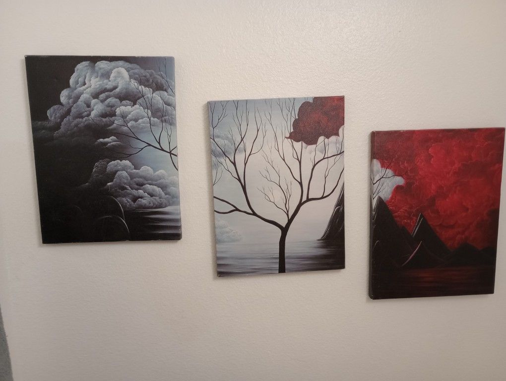 3 Piece Canvas Wall Art