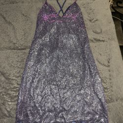 Iridescent Purple Dress 