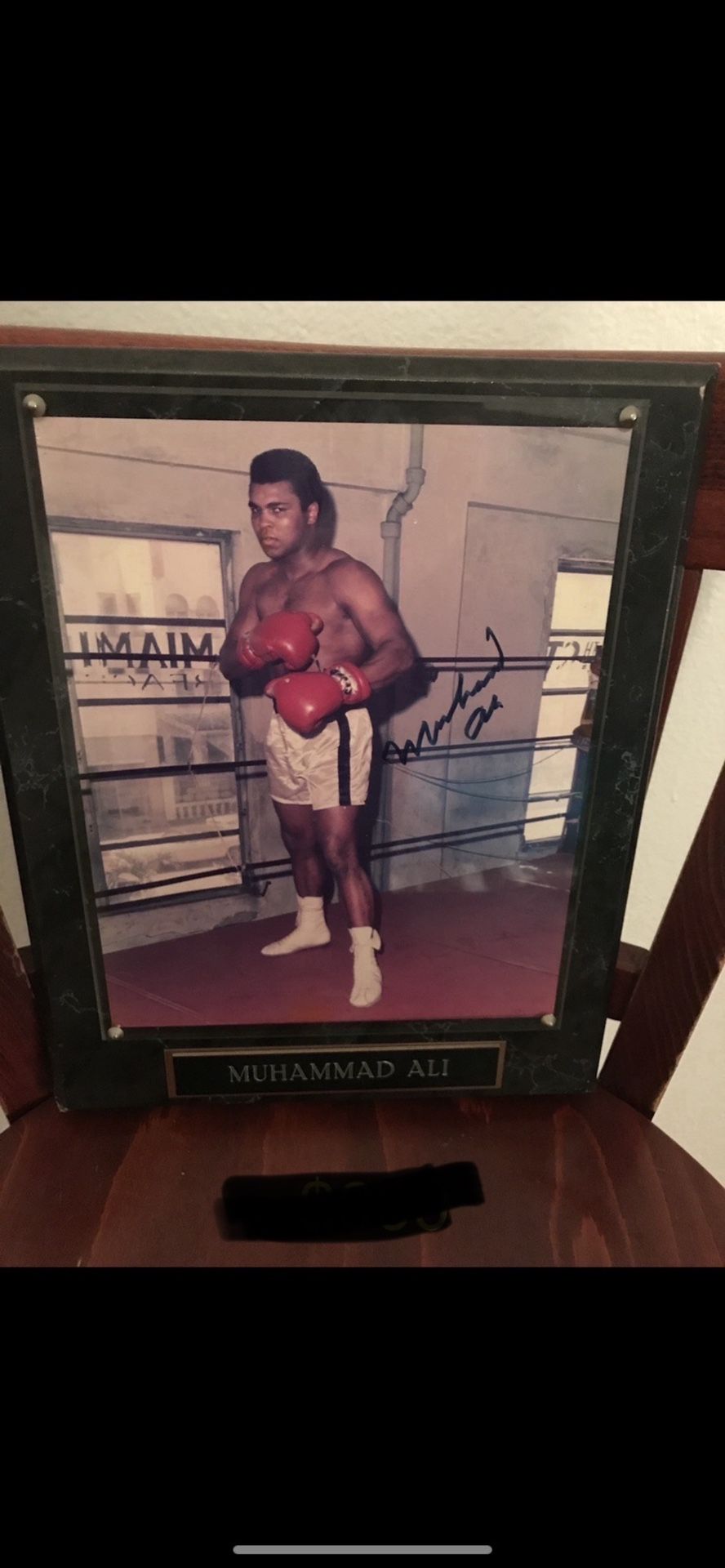 Muhammad Ali Autographed Picture 