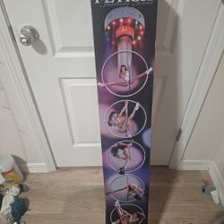 Silver Static Stripper Pole