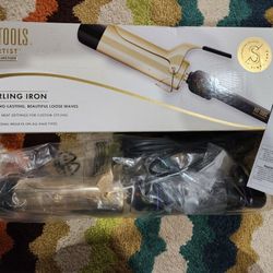 Hot Tools Pro Artist 24K Gold Jumbo Curling Iron- 2"