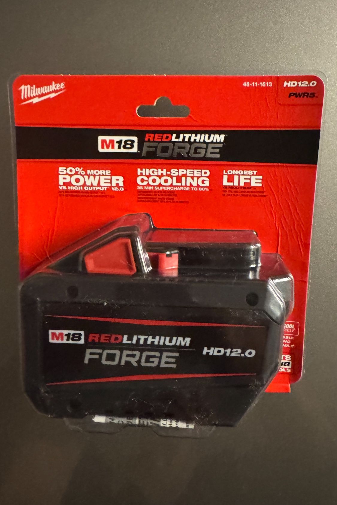 Milwaukee Forge 12.0 Battery Brand New           Buy 2 And I can do $160 Each