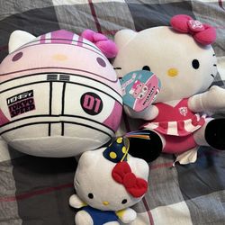 Hello Kitty Plushies 