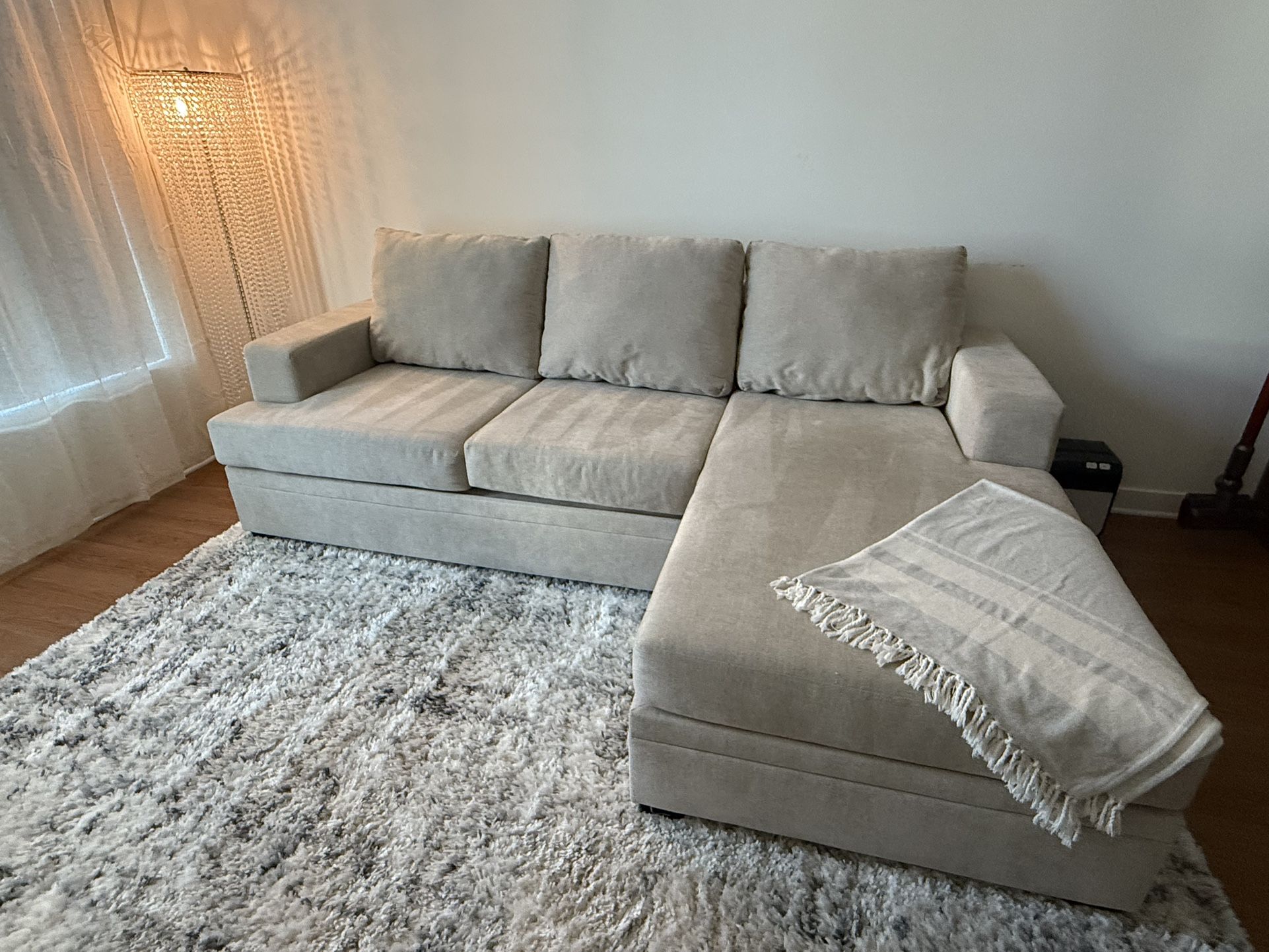 Living Spaces Sectional Sofa