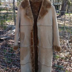 Suede Tall Long Winter Coat